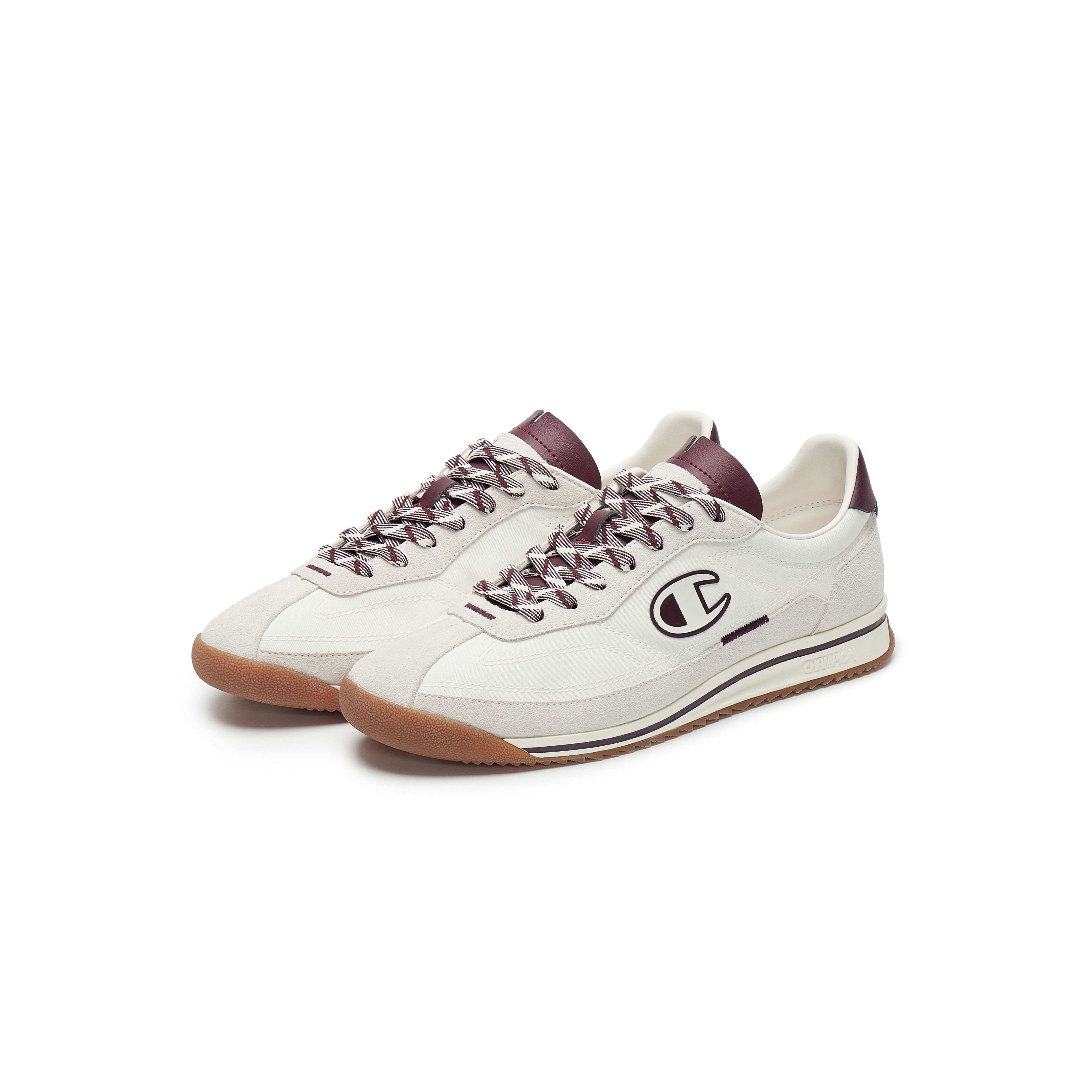 Champion Low Top Running Shoes Men's Milk White/Burgundy купить в интернет-магазине Yoocart с быстрой доставкой по России.
