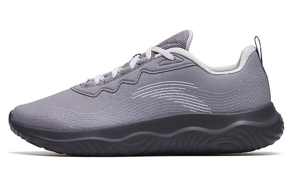Anta Shenxi Anti-Slip Wear-Resistant Low-Top Training Shoes Men's Microchip Gray