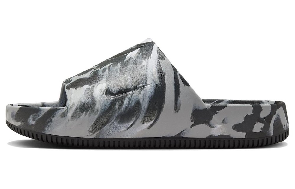Nike Calm Slide Marble Black Grey