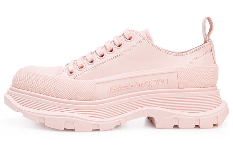 Alexander McQueen Tread Slick Low Top Sneaker Pink Women's
