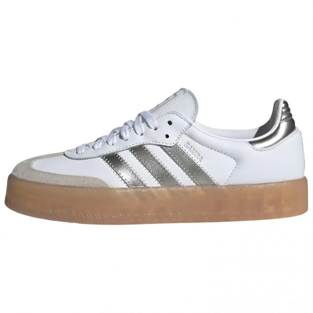 Adidas Women's Sambae 'White Silver Metallic Gum' Women's