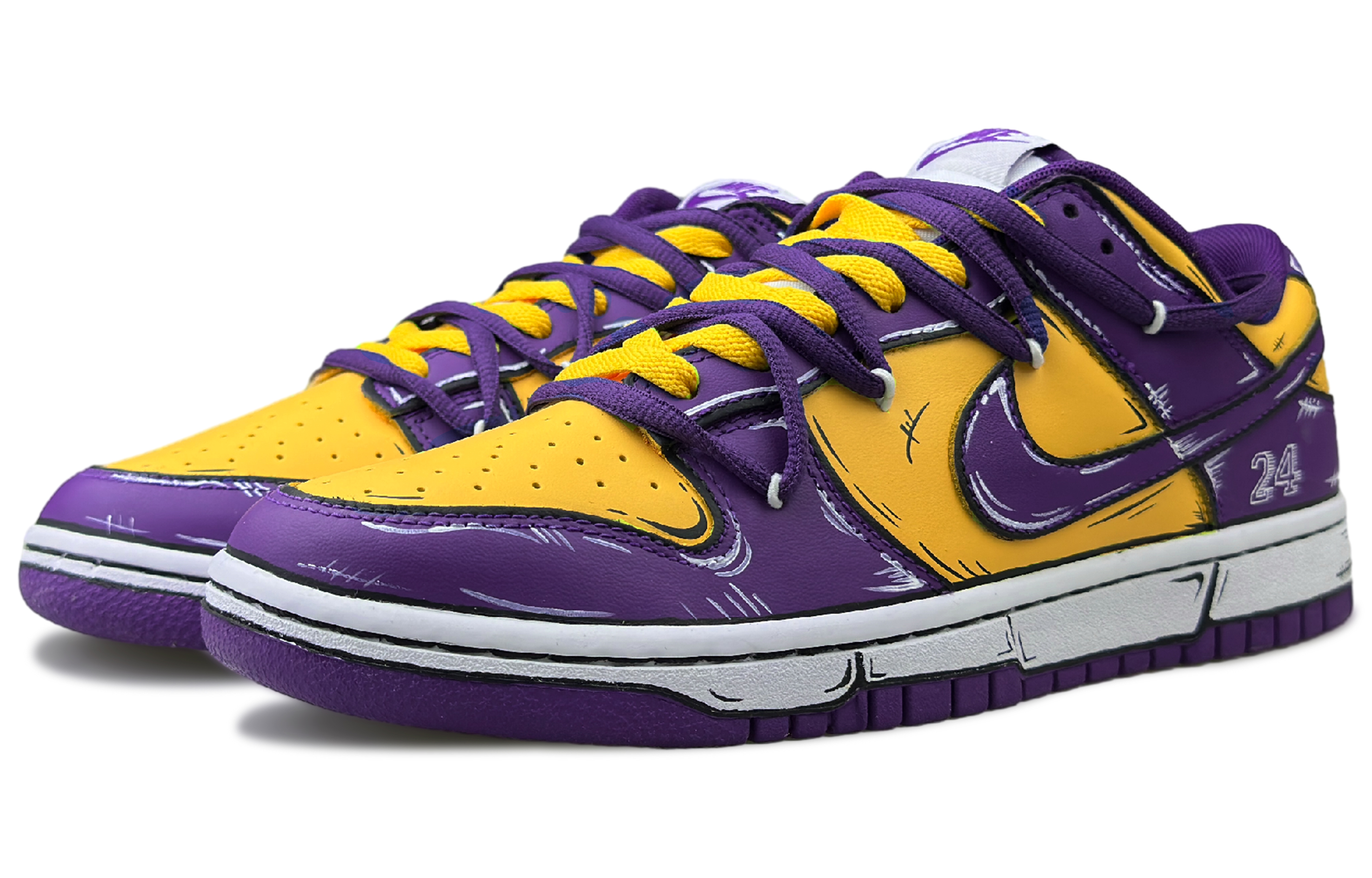 Nike Dunk Skateboard Shoes Men's Low top Purple купить в интернет-магазине Yoocart с быстрой доставкой по России.