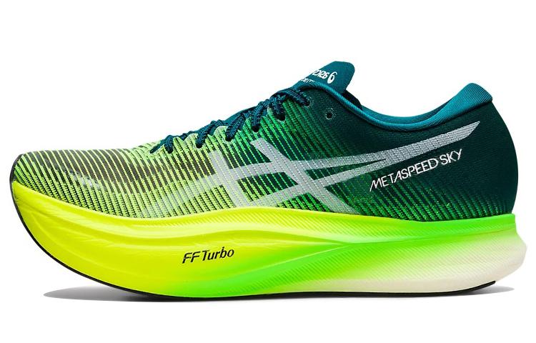Asics Metaspeed Sky+ Velvet Pine Safety Yellow