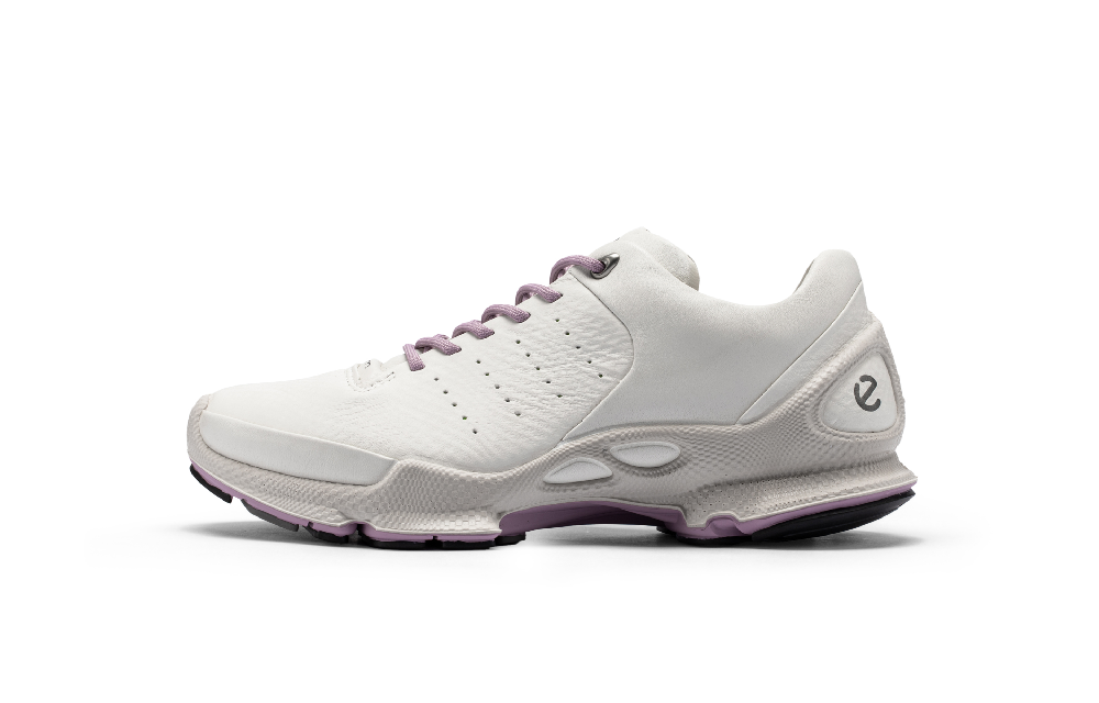 Ecco Low top Walking Shoes Women's White/Lavender 800433