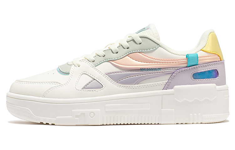 361° Skateboard Shoes Women's Low top Feather White/Light Lavender/Pink/Yellow