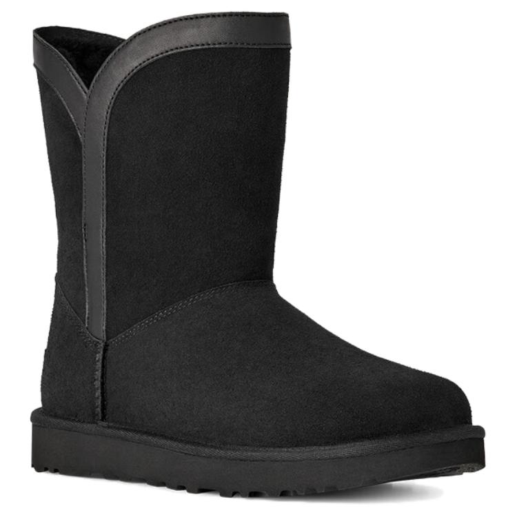 UGG Classic Novelty Short Mid Calf Snow Boots Women's Black купить в интернет-магазине Yoocart с быстрой доставкой по России.
