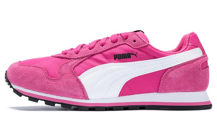 PUMA Shock Absorbing, Non Slip, Wear Resistant, Breathable And Lightweight Low Top Running Shoes Women's Pink