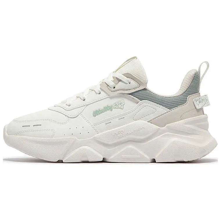 361° Life Collection Anti Slip Wear Resistant Low Top Casual Shoes Women's White Green