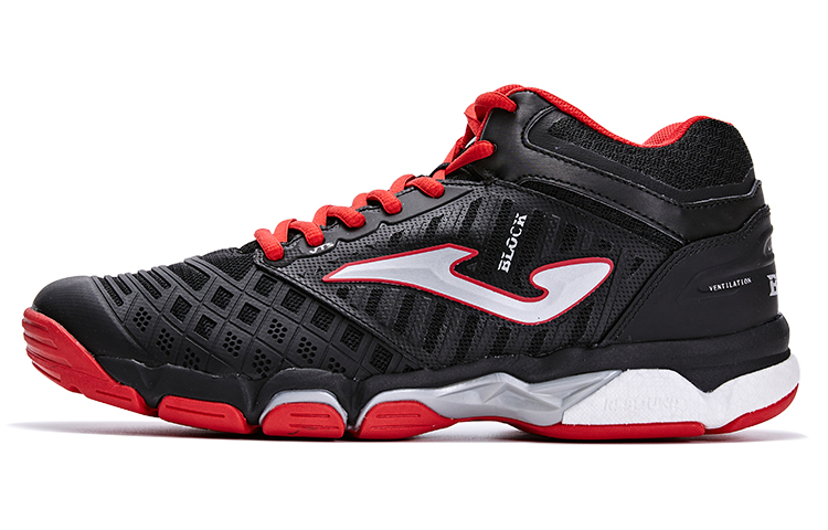 Joma Anti Slip Wear Resistant Low Top Training Shoes Men's Black Red