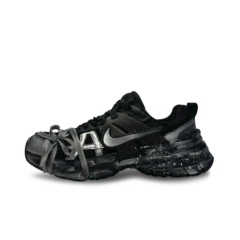 Nike V2K Run Running Shoes Women's Low-Top Silver