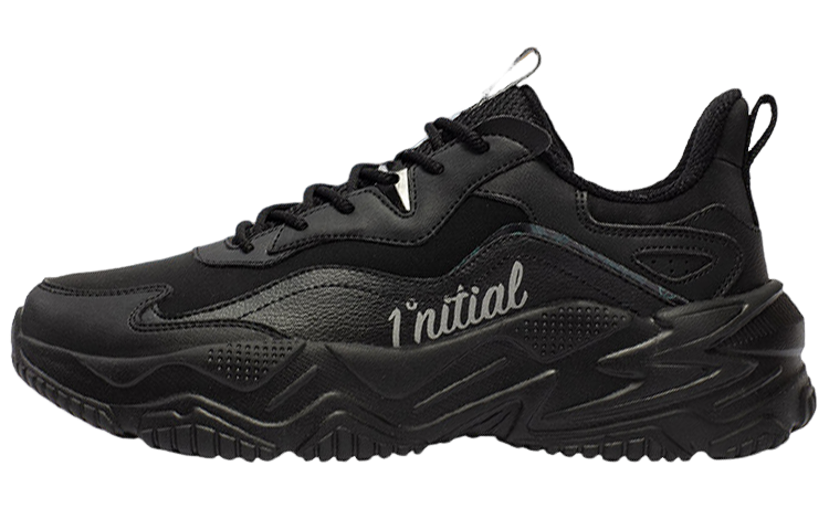 361° Slip-Resistant Low-Top Casual Shoes Men's Black