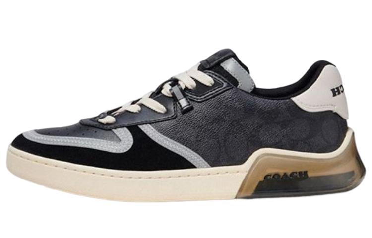 COACH Low Top Stylish Skateboarding Shoes Men's Black