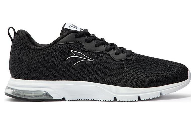 361° Durable Breathable Lightweight Low-Top Running Shoes Men's Black White