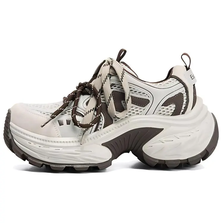JEEP SPIRIT Shock Absorbers With Slip Resistant And Abrasion Resistant Properties Low Top Chunky Sneakers Women's