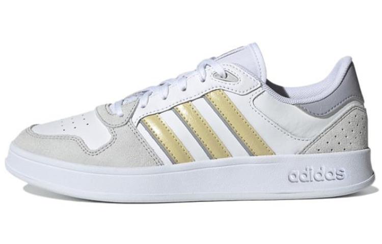 Adidas Breaknet Plus 'White Gray Yellow' Women's