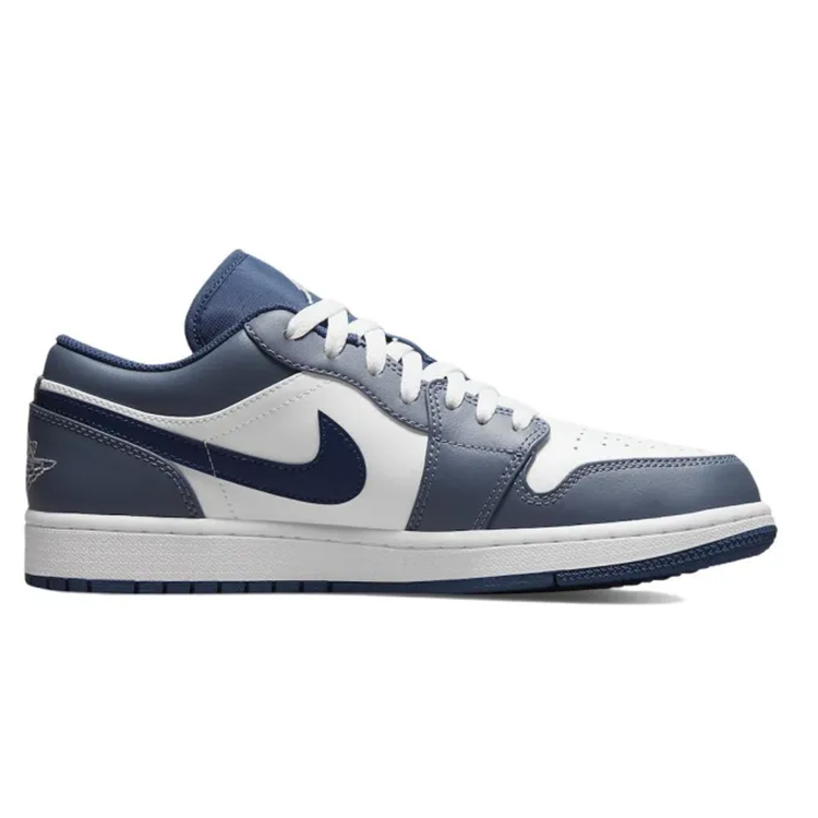 Jordan Air Jordan 1 Durable Breathable Low-Top Vintage Basketball Shoes Men's Marine Blue купить в интернет-магазине Yoocart с быстрой доставкой по России.