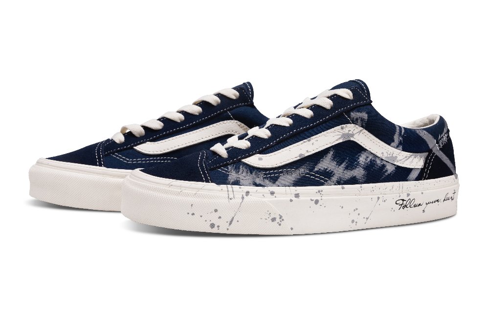 Vans Style 36 Low Top Skateboard Shoes Unisex Navy Blue