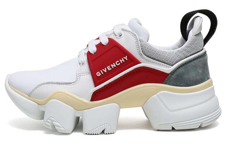 Givenchy JAW Series Low Top Athletic Shoes Women's White Red
