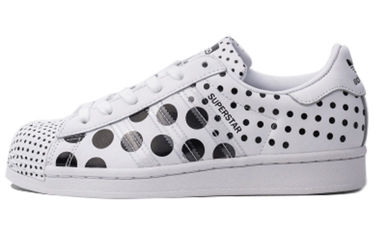 Adidas Superstar White Polka