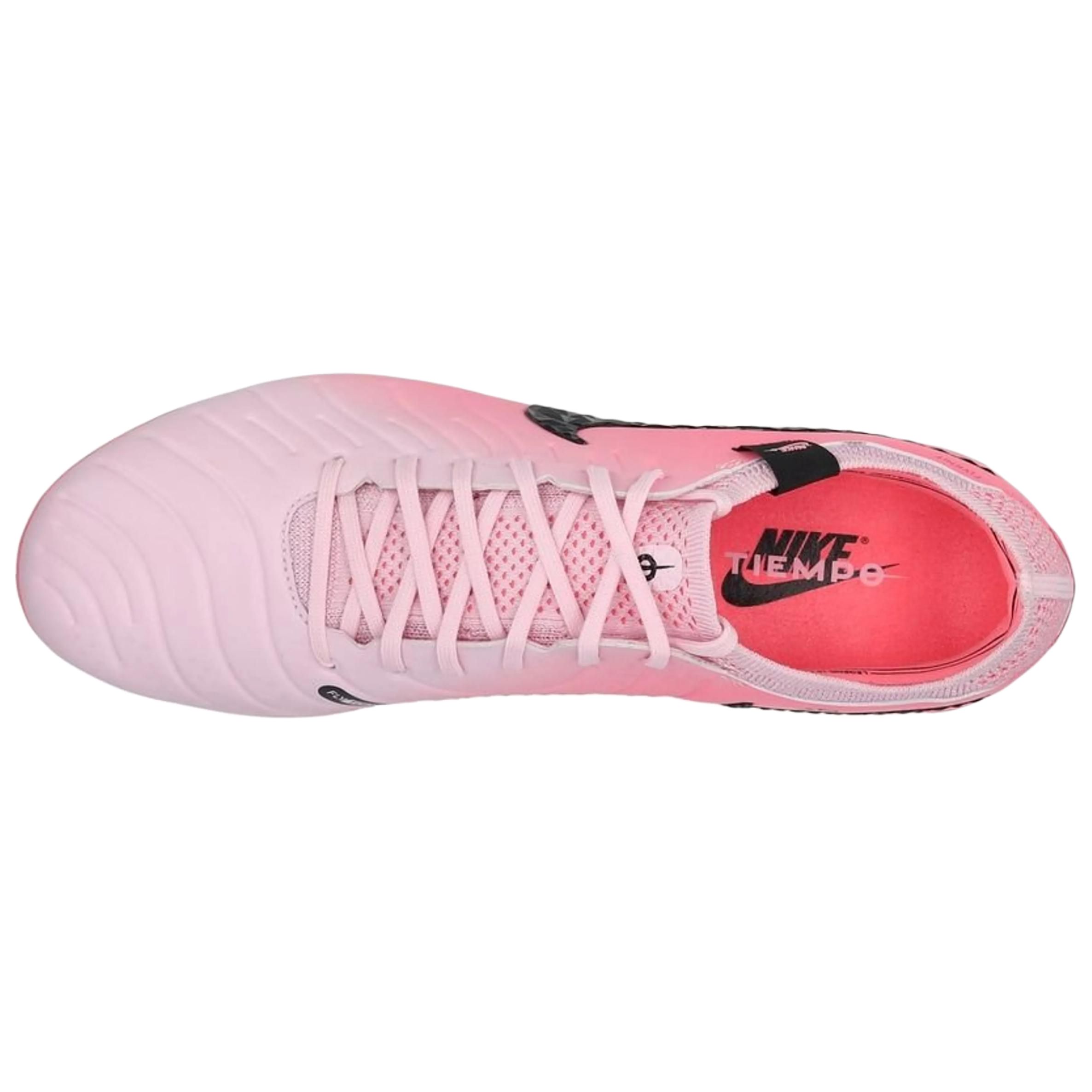 Nike Tiempo Legend 10 Slip Resistant Abrasion Resistant Soccer Shoes Men's Pink Black купить в интернет-магазине Yoocart с быстрой доставкой по России.