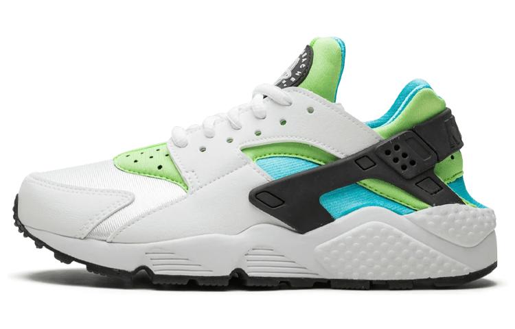 Nike Air Huarache Run White Clearwater Flash Lime Women's