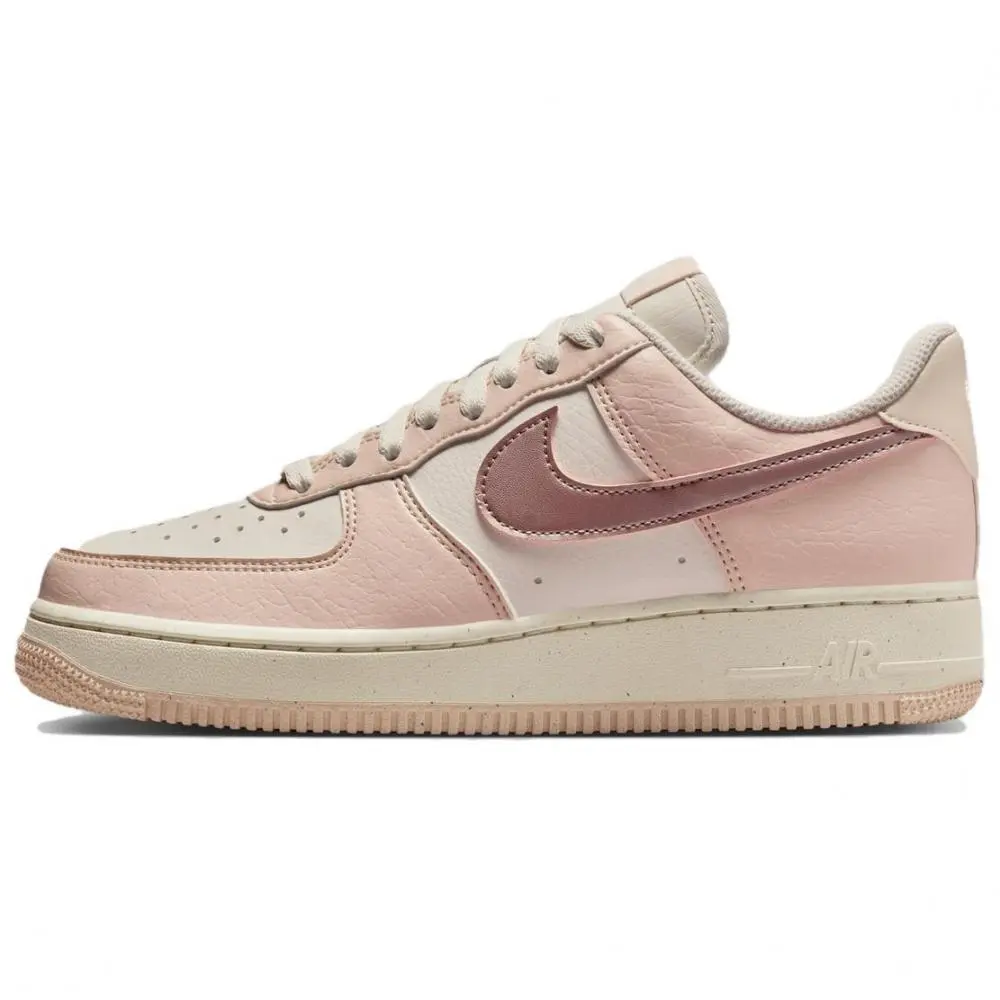 Nike Air Force 1 Abrasion Resistant Low Top Skateboard Shoes Unisex Pink