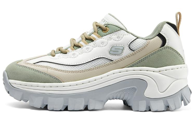 Skechers Street Series Low Top Casual Shoes Women's White Green Gray