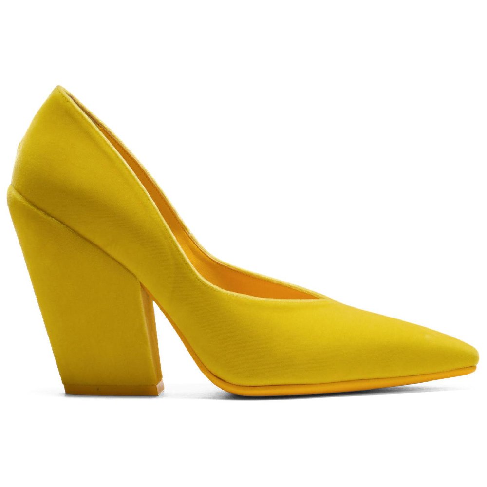 Onitsuka Tiger Chunky Heel High Heels Women's Yellow