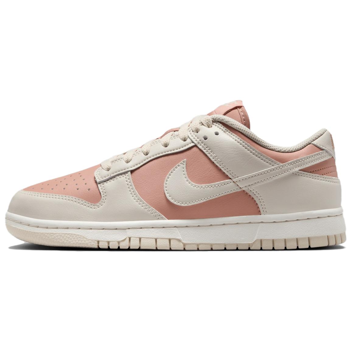 Nike Dunk Abrasion Resistant Low top Skateboard Shoes Women's Pink