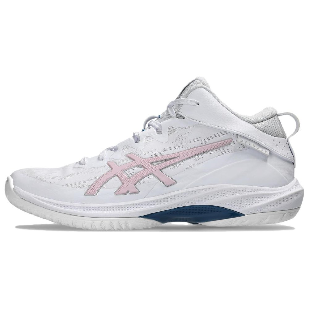 Asics GELHOOP V17 Cushioning Abrasion Resistant Breathable Low Top Basketball Shoes Unisex White Pink
