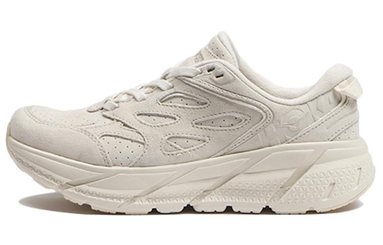 HOKA ONE ONE Clifton L Suede Eggnog All Gender
