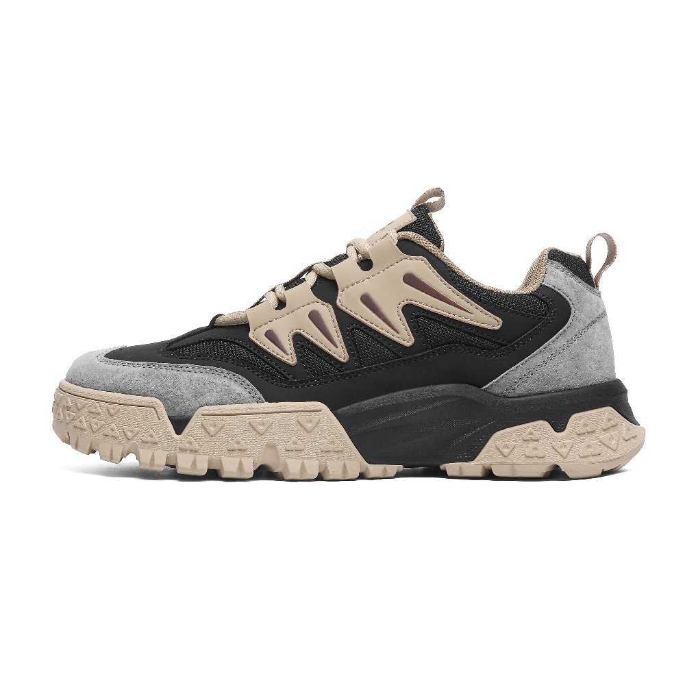 JEEP SPIRIT Low Top Skateboard Shoes Men's Graphite Black