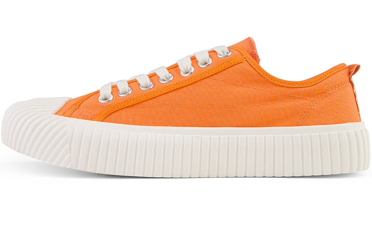 Kappa Lightweight And Breathable Low Top Canvas Shoes Unisex Pumpkin Orange