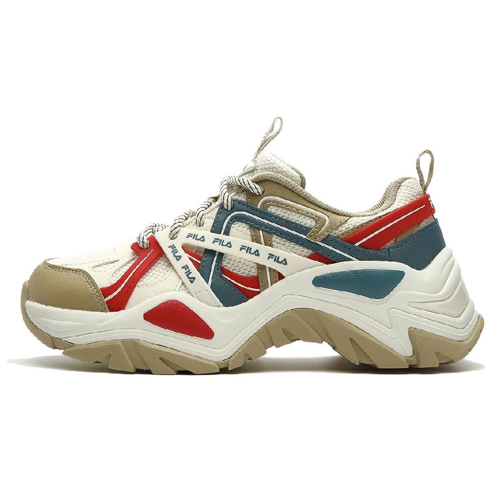 FILA SOFIA 1S Low-Top Casual Shoes Women's Beige Grey Umber