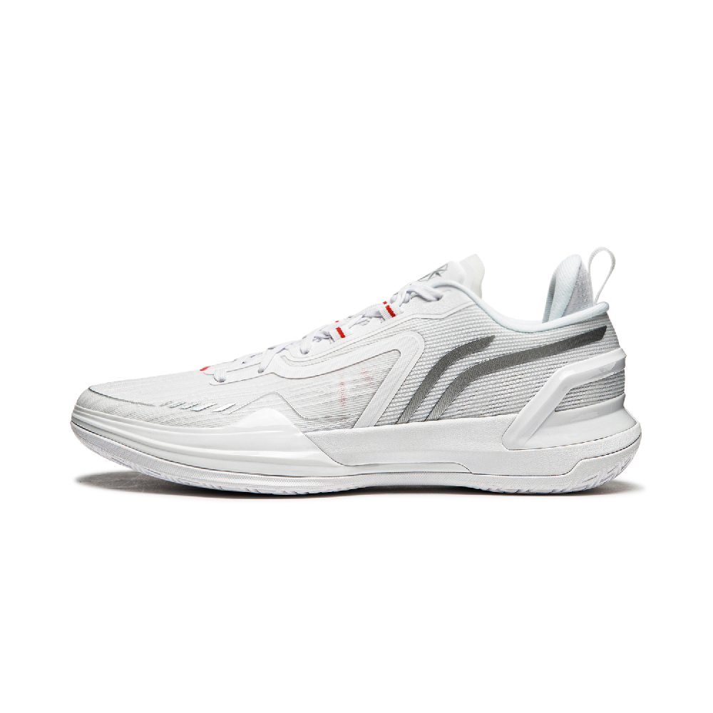 LINING Liren Assassin 1 Basketball Shoes Men's Low top Standard White