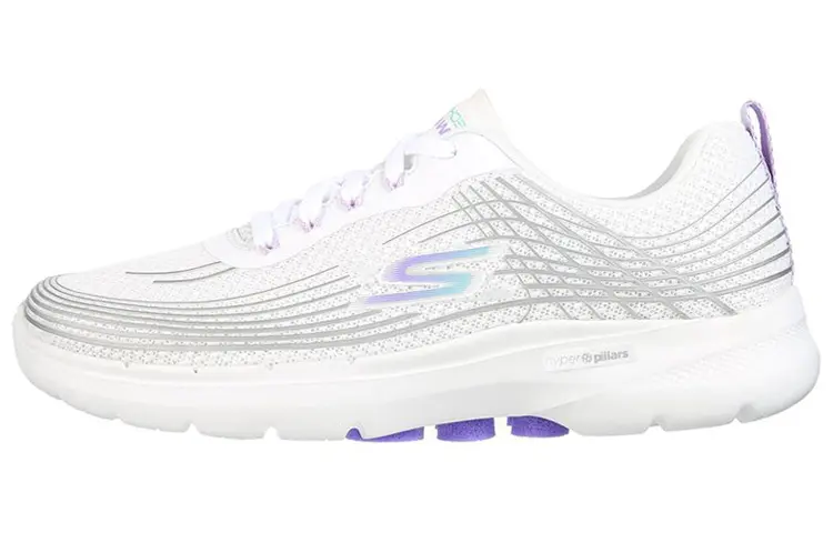 Skechers Go Walk 6 Low Top Casual Shoes Women's White