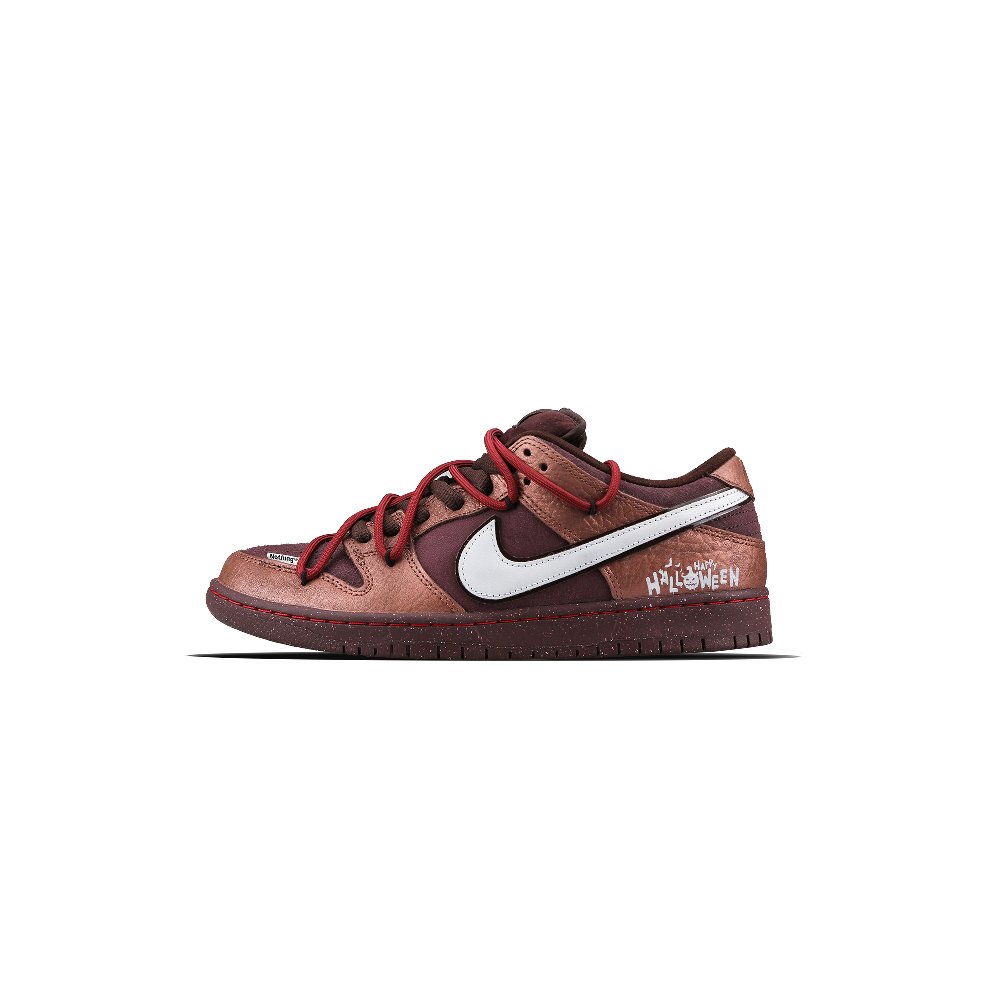 Nike SB Skateboard Shoes Men Low-Top Red/Umber/White