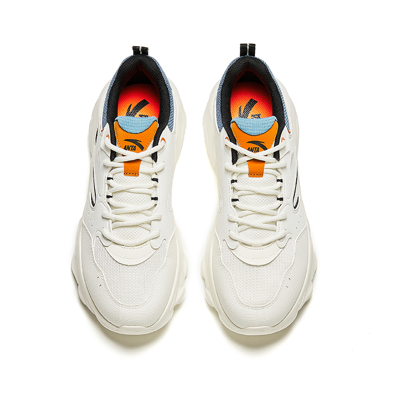 Anta Cushioning Wear-Resistant Low-Top Casual Shoes Men's White Blue Black купить в интернет-магазине Yoocart с быстрой доставкой по России.