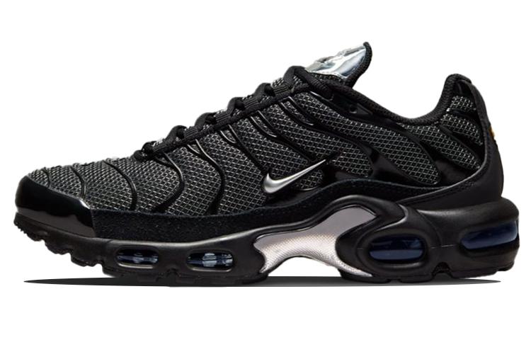 Nike Air Max Plus Black Suede Silver Women's