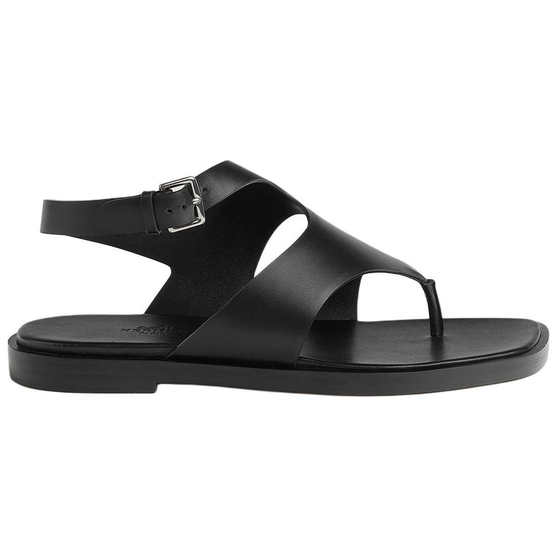 HERMES Karen One Strap Sandals Women's Black купить в интернет-магазине Yoocart с быстрой доставкой по России.