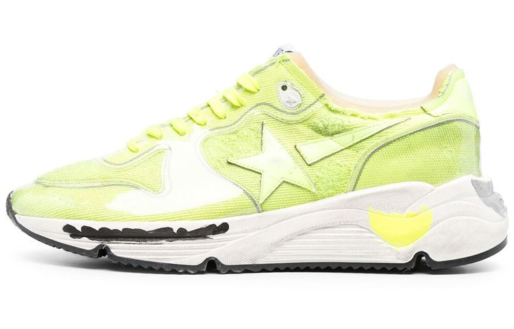 Golden Goose Running Sole Low-Top Casual Shoes Men's Yellow