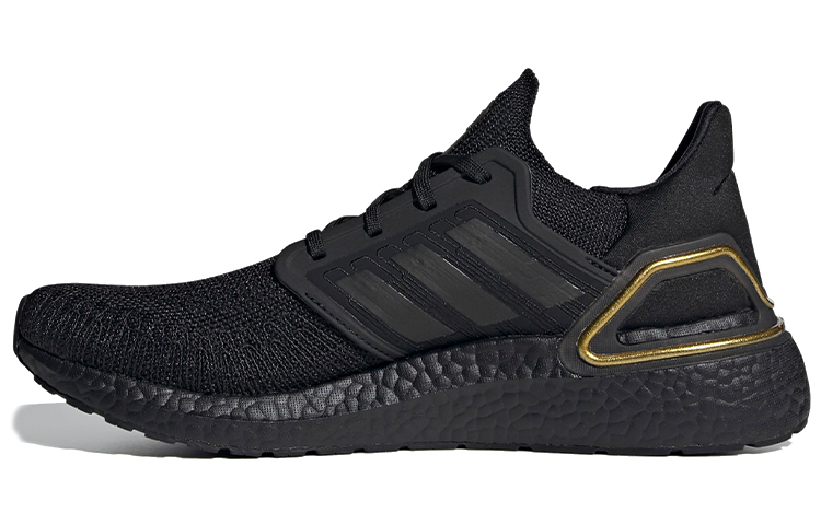 Adidas Ultra Boost 20 Core Black Gold Metallic