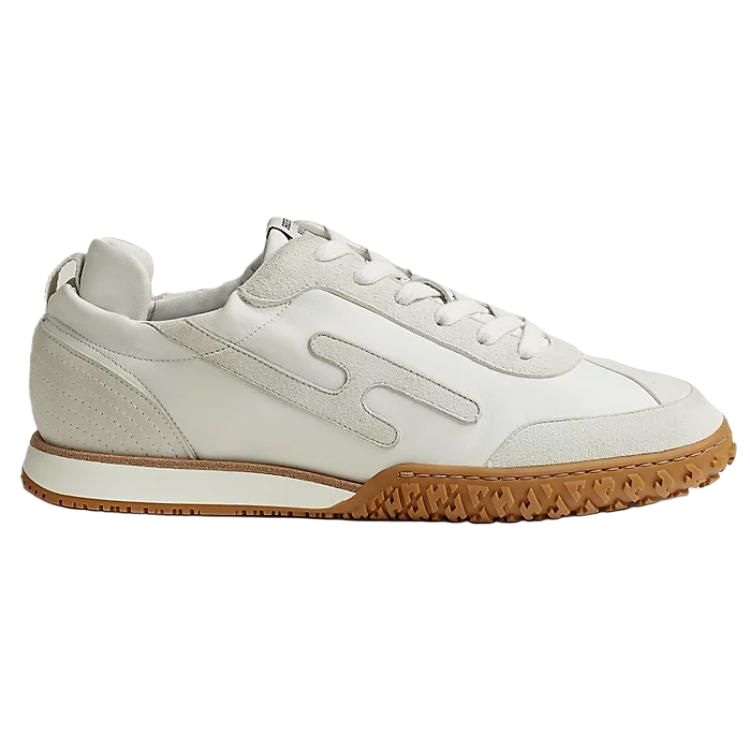 HERMES Jet Low-Top Casual Shoes Women's White