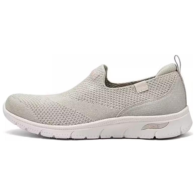 Skechers ARCH FIT REFINE Anti-Slip Wear-Resistant Low-Top Casual Shoes Women's Taupe