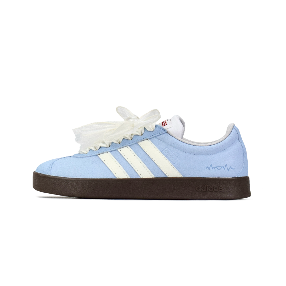 Adidas VL COURT 2.0 Low top Skateboard Shoes Unisex Light Blue
