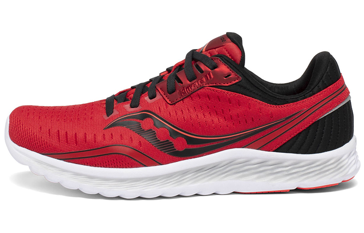 Saucony Kinvara Elite Bloom 11 Low-Top Running Shoes Men's Red Black