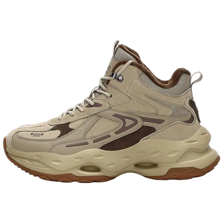 JEEP SPIRIT High Top Outdoor Shoes Men's Natural Deer