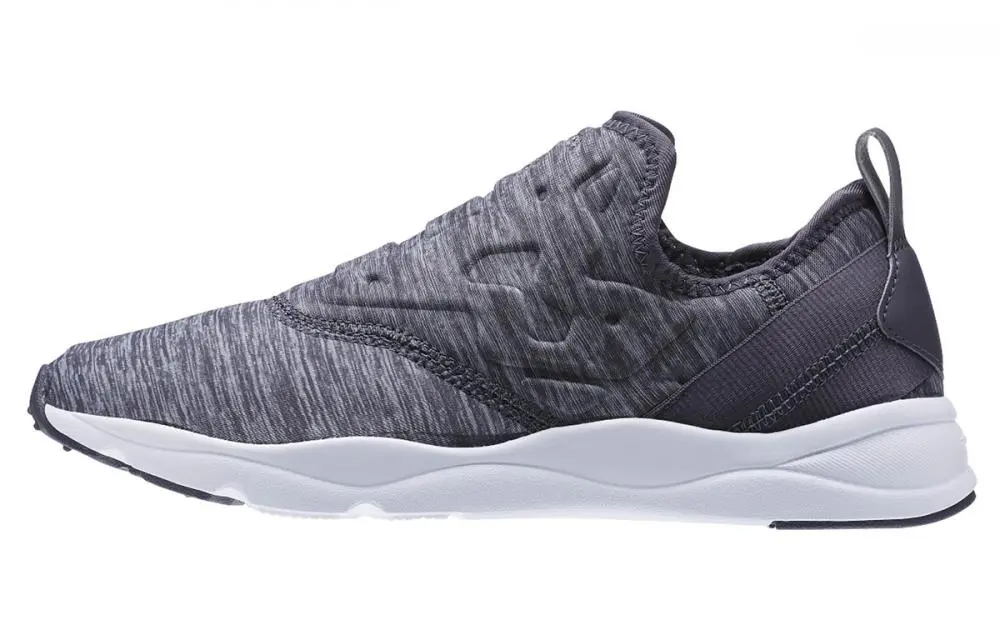 Reebok Furylite Slip On Jersey 'Gray White' Women's