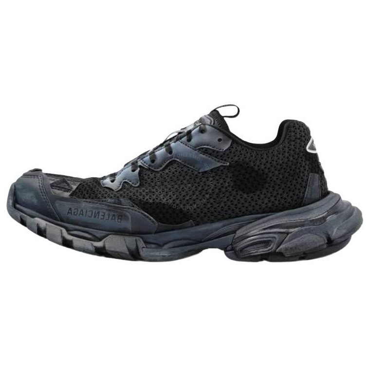 Balenciaga Track 3.0 Low Top Chunky Sneakers Women's Black Blue