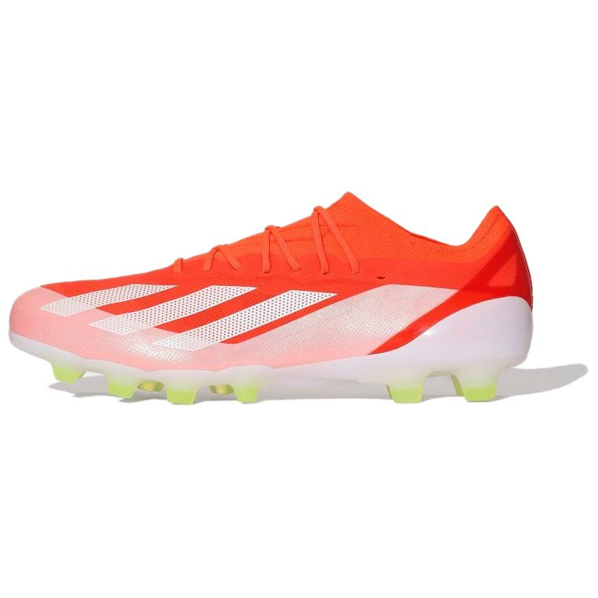 Adidas X CRAZYFAST HG Rubber Short Studs AG Rubber Short Studs Abrasion Resistant Soccer Shoes Unisex Orange